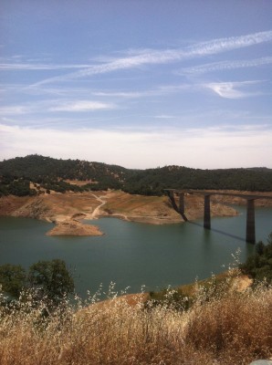 The Stanislaus River disappeared under the New Melones Reservoir destroying the West's most popular whitewater river rafting run.