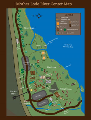 Mother Lode River Center Map