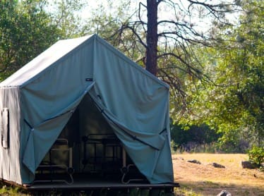 Canvas Cabin Tent: G (this is an example of an 8 person Canvas Cabin Tent)