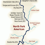 North Fork American River Map
