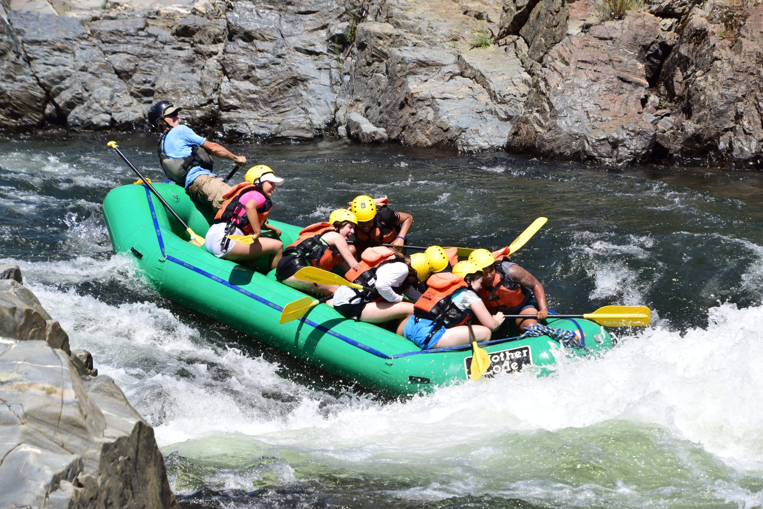 Rafting with Mother Lode on The South Fork American River Gorge