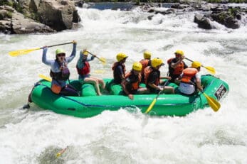 Annsley rafting on the South Fork American River