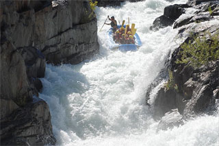 running Tunnel Chute on the Middle Fork American River